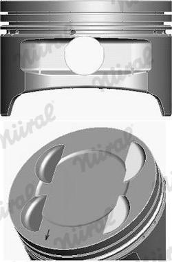 Nüral 87-141307-20 - Поршень autozip.com.ua