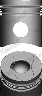 Nüral 87-280400-00 - Поршень autozip.com.ua