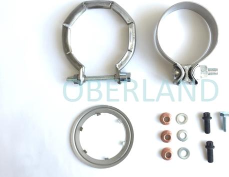 Oberland 905 114 - Монтажний комплект, сажовий / частковий фільтр autozip.com.ua