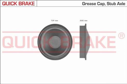 QUICK BRAKE 9828 - Кришка / захисний ковпак autozip.com.ua