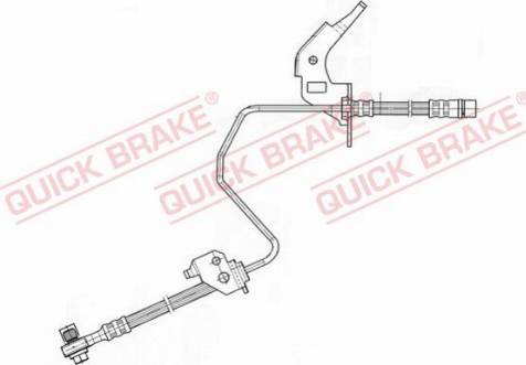 OJD Quick Brake 59.960X - Гальмівний шланг autozip.com.ua