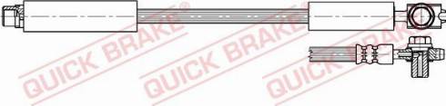 QUICK BRAKE 50.402X - Гальмівний шланг autozip.com.ua