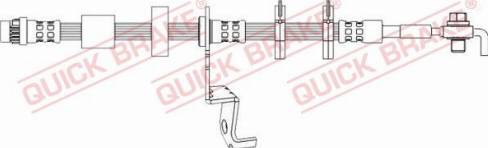 OJD Quick Brake 50.726X - Гальмівний шланг autozip.com.ua