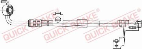 OJD Quick Brake 58.913X - Гальмівний шланг autozip.com.ua