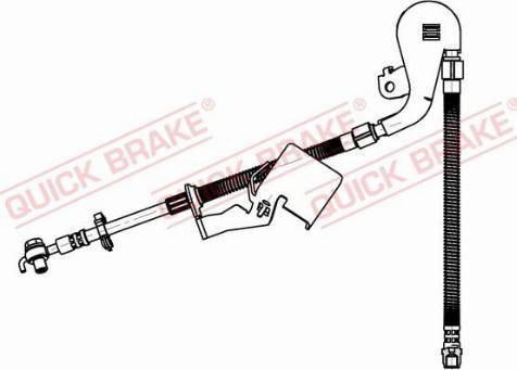 OJD Quick Brake 58.803X - Гальмівний шланг autozip.com.ua