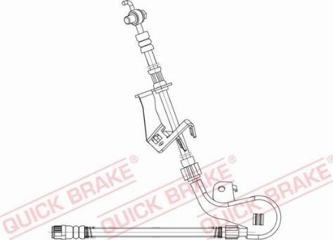 OJD Quick Brake 58.887X - Гальмівний шланг autozip.com.ua