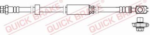 OJD Quick Brake 58.871X - Гальмівний шланг autozip.com.ua