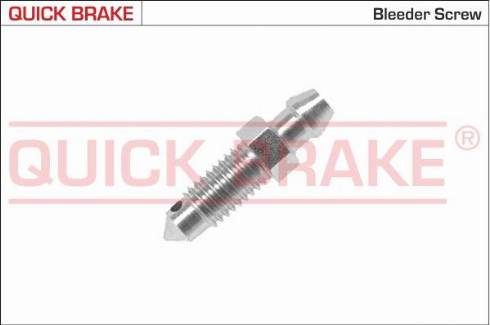 OJD Quick Brake 0015 - Болт повітряного клапана / вентиль, колісний гальмівний шлях нав autozip.com.ua