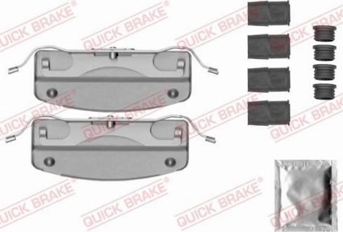 QUICK BRAKE 1090041 - Комплектуючі, колодки дискового гальма autozip.com.ua