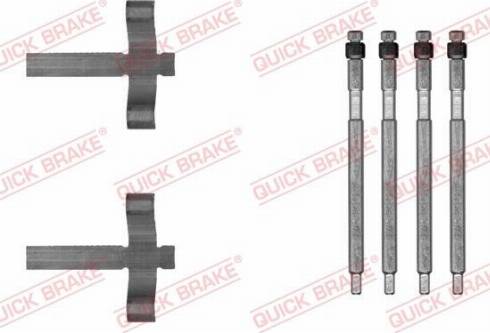 QUICK BRAKE 1090059 - Комплектуючі, колодки дискового гальма autozip.com.ua