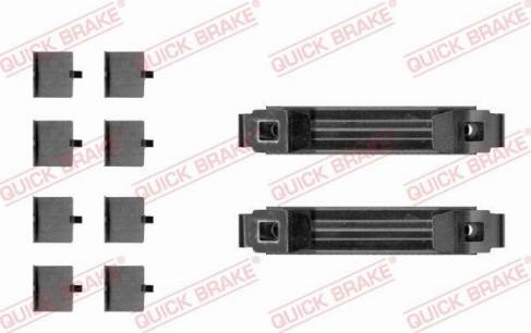 QUICK BRAKE 1090056 - Комплектуючі, колодки дискового гальма autozip.com.ua