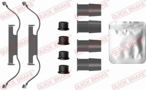 OJD Quick Brake 109-0088 - Комплектуючі, колодки дискового гальма autozip.com.ua