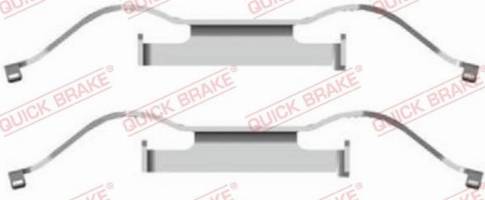 OJD Quick Brake 109-1681 - Комплектуючі, колодки дискового гальма autozip.com.ua