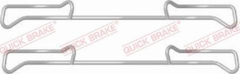 OJD Quick Brake 1091678 - Комплектуючі, колодки дискового гальма autozip.com.ua