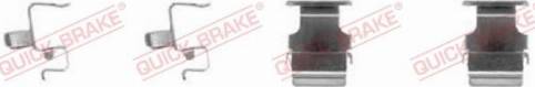 OJD Quick Brake 1091673 - Комплектуючі, колодки дискового гальма autozip.com.ua