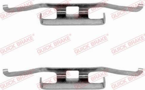 OJD Quick Brake 1091098 - Комплектуючі, колодки дискового гальма autozip.com.ua