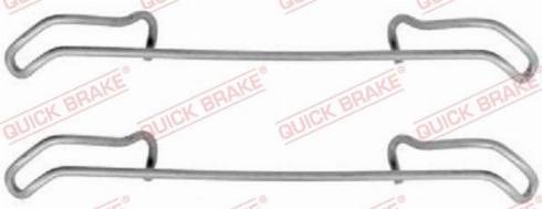 OJD Quick Brake 1091056 - Комплектуючі, колодки дискового гальма autozip.com.ua