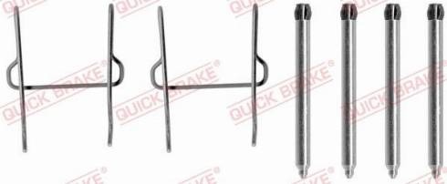 QUICK BRAKE 1091081 - Комплектуючі, колодки дискового гальма autozip.com.ua