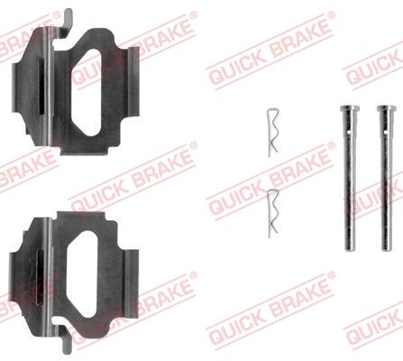 QUICK BRAKE 1091140 - Комплектуючі, колодки дискового гальма autozip.com.ua