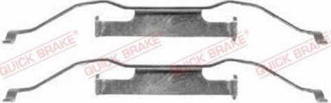QUICK BRAKE 1091148 - Комплектуючі, колодки дискового гальма autozip.com.ua