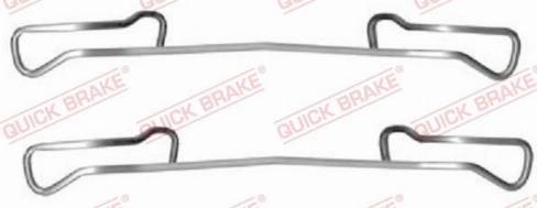 OJD Quick Brake 1091150 - Комплектуючі, колодки дискового гальма autozip.com.ua