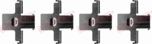 OJD Quick Brake 109-1157 - Комплектуючі, колодки дискового гальма autozip.com.ua