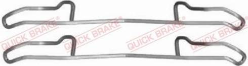 OJD Quick Brake 1091100 - Комплектуючі, колодки дискового гальма autozip.com.ua