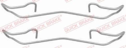 OJD Quick Brake 1091187 - Комплектуючі, колодки дискового гальма autozip.com.ua