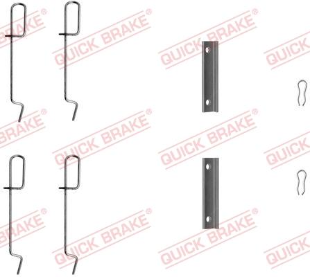 QUICK BRAKE 1091125 - Комплектуючі, колодки дискового гальма autozip.com.ua