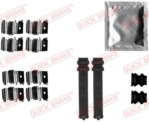 OJD Quick Brake 109-1855 - Комплектуючі, колодки дискового гальма autozip.com.ua