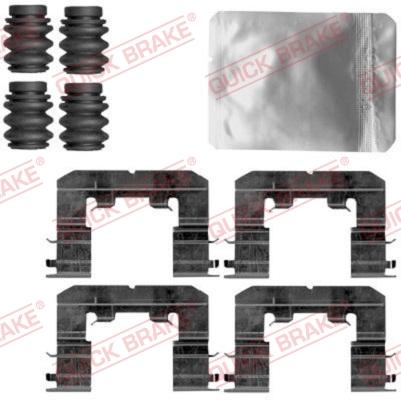 QUICK BRAKE 1091865 - Комплектуючі, колодки дискового гальма autozip.com.ua
