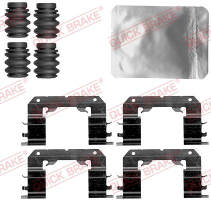 QUICK BRAKE 1091866 - Комплектуючі, колодки дискового гальма autozip.com.ua