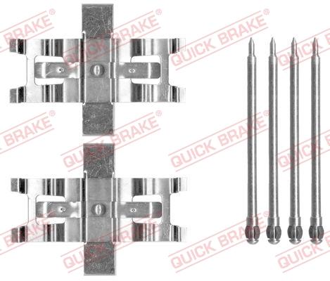 OJD Quick Brake 1091805 - Комплектуючі, колодки дискового гальма autozip.com.ua