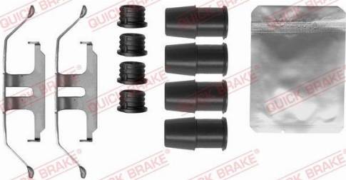 OJD Quick Brake 109-1884 - Комплектуючі, колодки дискового гальма autozip.com.ua