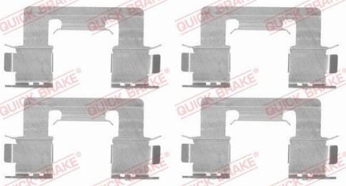 QUICK BRAKE 1091294 - Комплектуючі, колодки дискового гальма autozip.com.ua