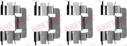 OJD Quick Brake 1091229 - Комплектуючі, колодки дискового гальма autozip.com.ua