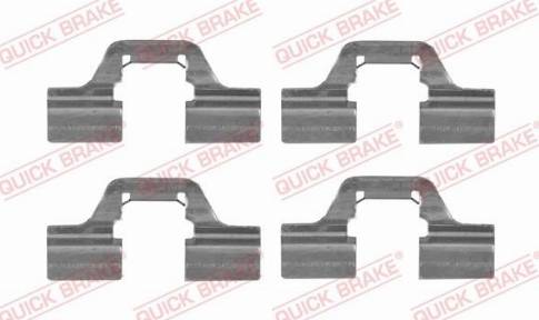 OJD Quick Brake 109-1749 - Комплектуючі, колодки дискового гальма autozip.com.ua