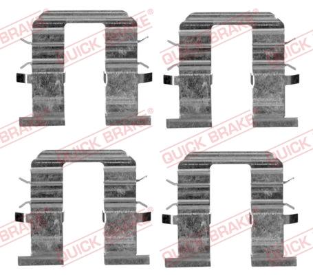 QUICK BRAKE 1091746 - Комплектуючі, колодки дискового гальма autozip.com.ua