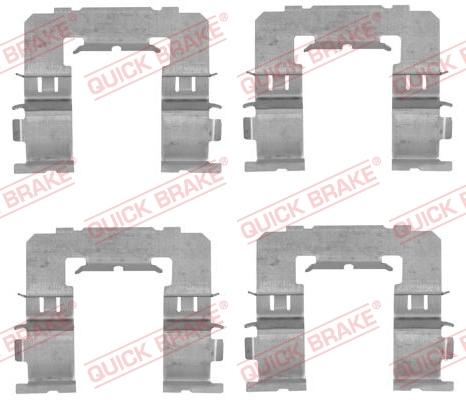 QUICK BRAKE 1091742 - Комплектуючі, колодки дискового гальма autozip.com.ua