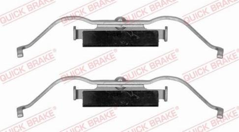 QUICK BRAKE 1091747 - Комплектуючі, колодки дискового гальма autozip.com.ua