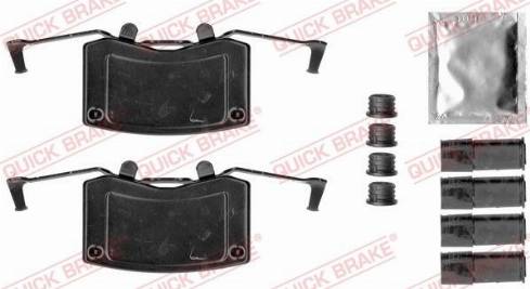 OJD Quick Brake 1091787 - Комплектуючі, колодки дискового гальма autozip.com.ua