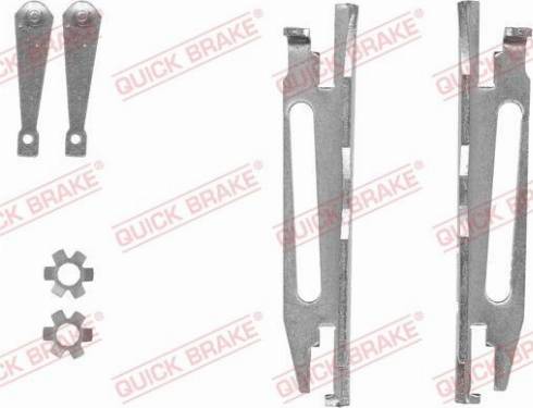 QUICK BRAKE 105 53 001 - Регулятор, барабанне гальмо autozip.com.ua