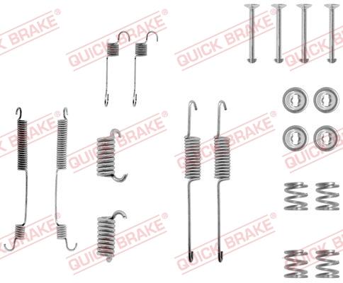 OJD Quick Brake 1050599 - Комплектуючі, барабанний гальмівний механізм autozip.com.ua