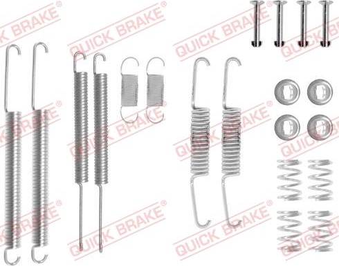 OJD Quick Brake 1050598 - Комплектуючі, барабанний гальмівний механізм autozip.com.ua