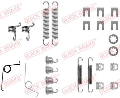 OJD Quick Brake 105-0545 - Комплектуючі, барабанний гальмівний механізм autozip.com.ua