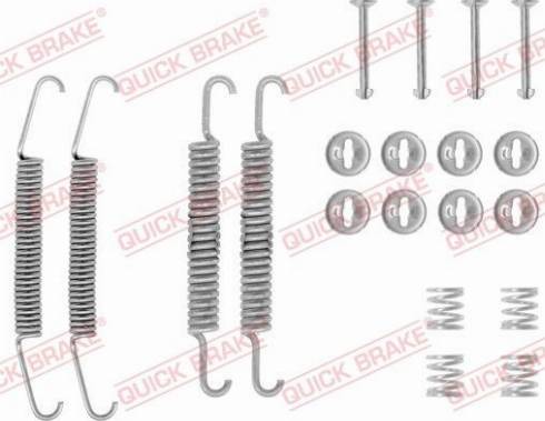 OJD Quick Brake 1050548 - Комплектуючі, барабанний гальмівний механізм autozip.com.ua