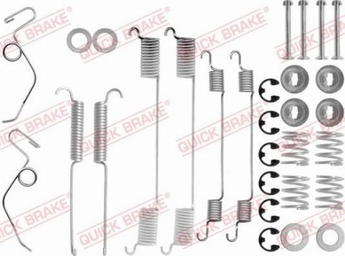 QUICK BRAKE 105-0642 - Комплектуючі, барабанний гальмівний механізм autozip.com.ua