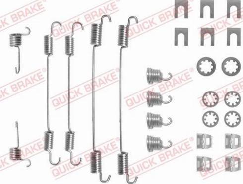 OJD Quick Brake 1050656 - Комплектуючі, барабанний гальмівний механізм autozip.com.ua