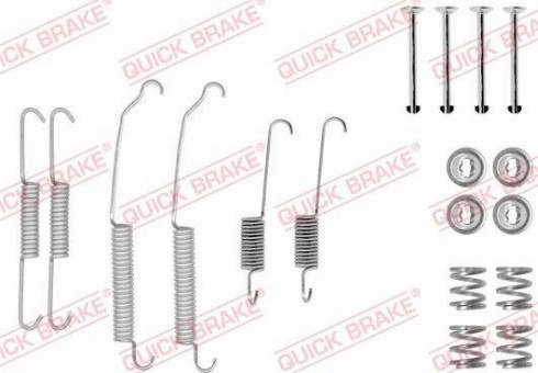 QUICK BRAKE 1050618 - Комплектуючі, барабанний гальмівний механізм autozip.com.ua