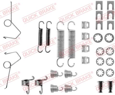 OJD Quick Brake 105-0686 - Комплектуючі, барабанний гальмівний механізм autozip.com.ua